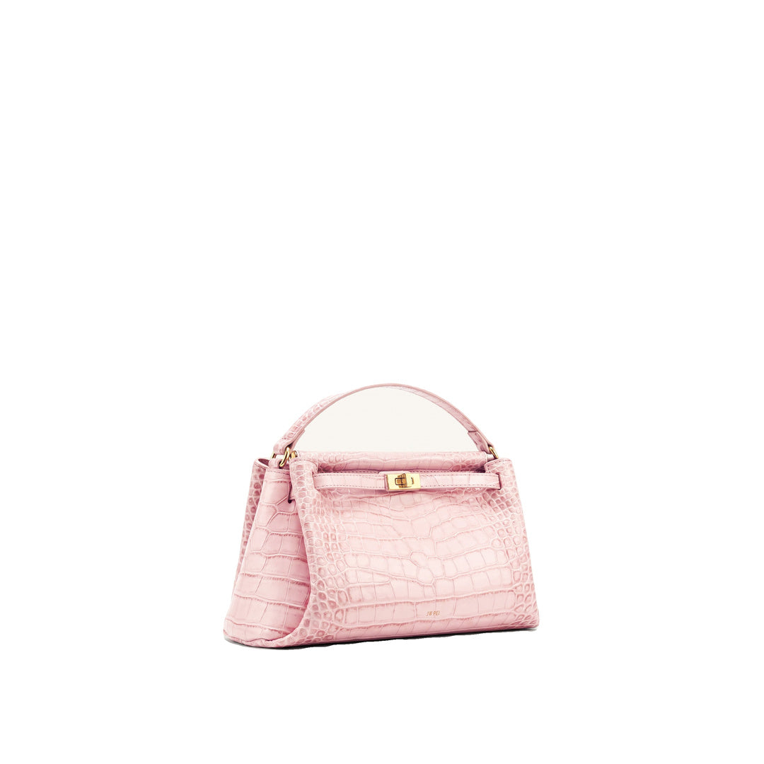 JW PEI Carmen Top Handle Bag - Pink Croc
