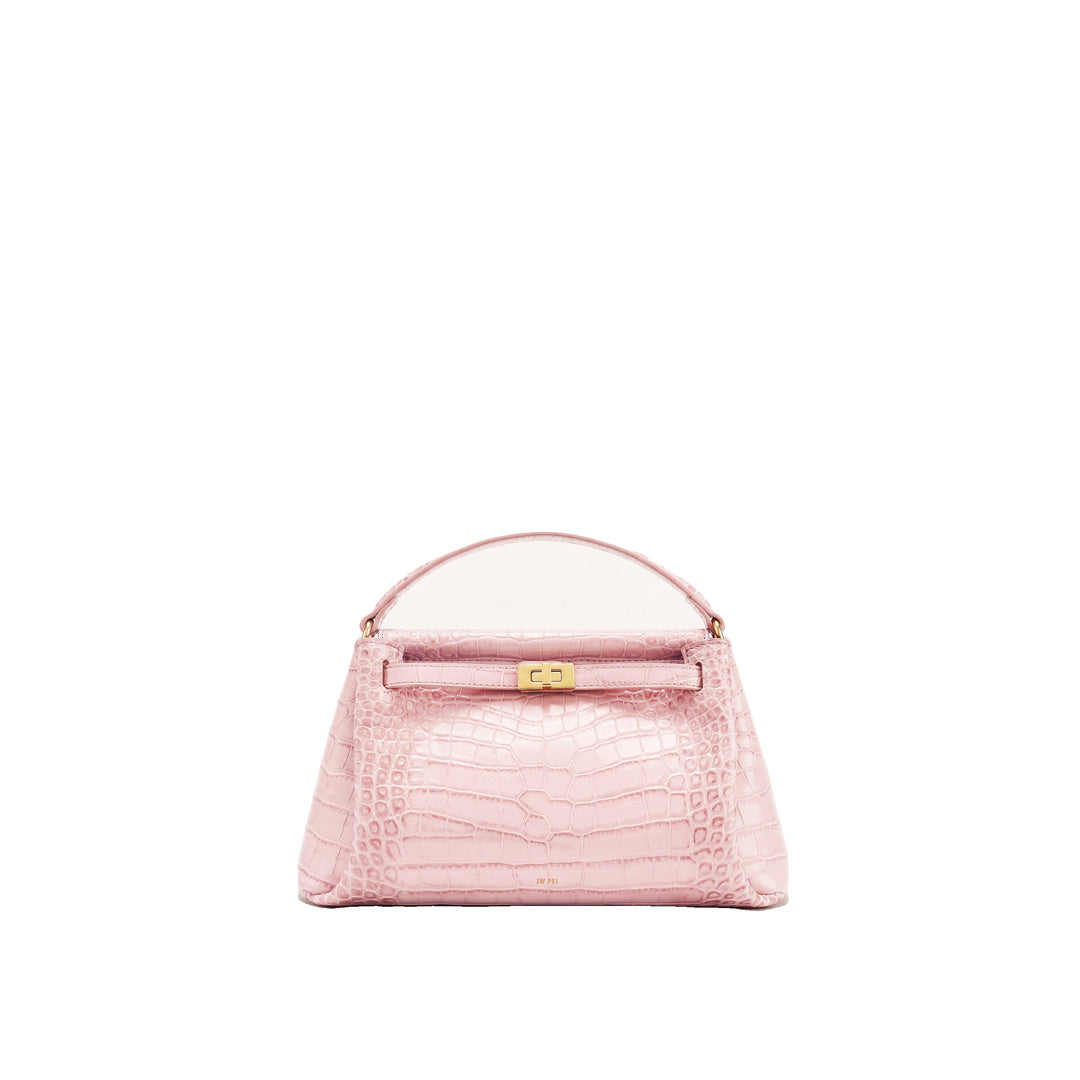 JW PEI Carmen Top Handle Bag - Pink Croc