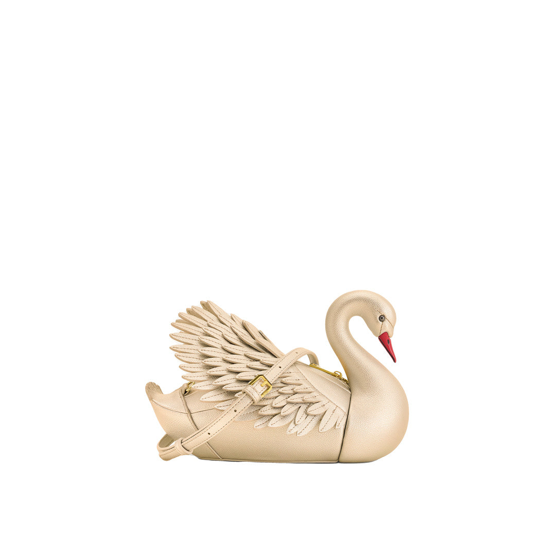 JW PEI Alani Swan Shaped Crossbody Bag - Gold