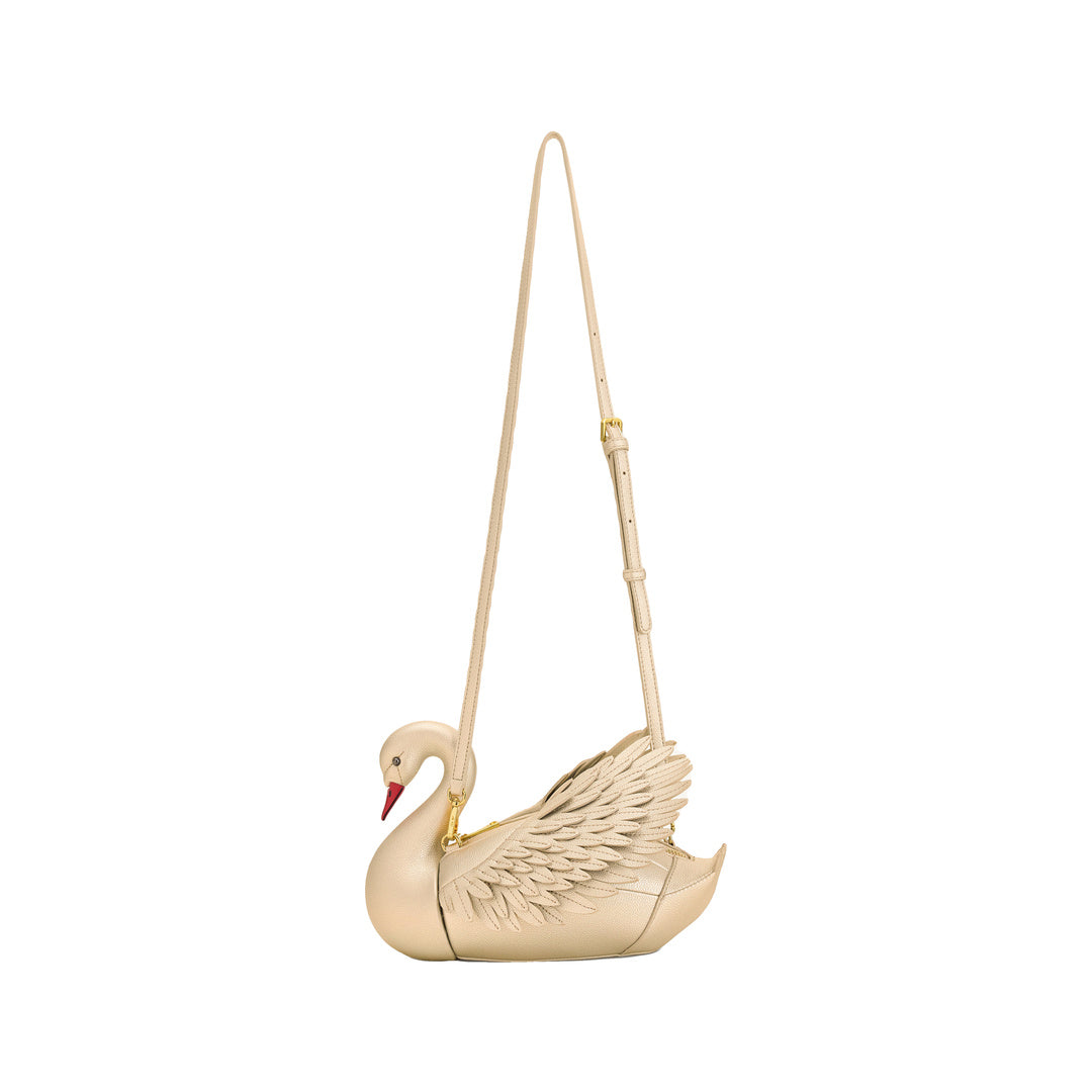 JW PEI Alani Swan Shaped Crossbody Bag - Gold