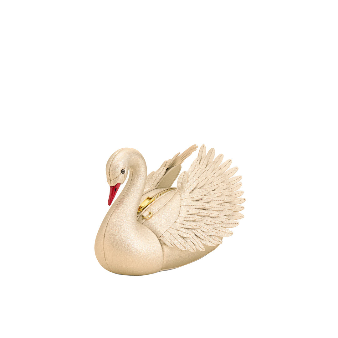 JW PEI Alani Swan Shaped Crossbody Bag - Gold