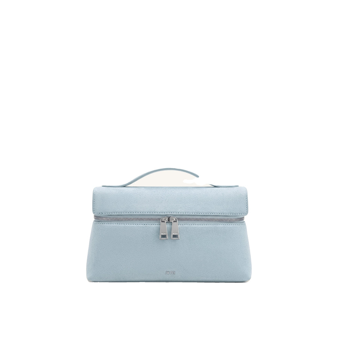 JW PEI Thea Faux Suede Top Handle Bag - Light Blue
