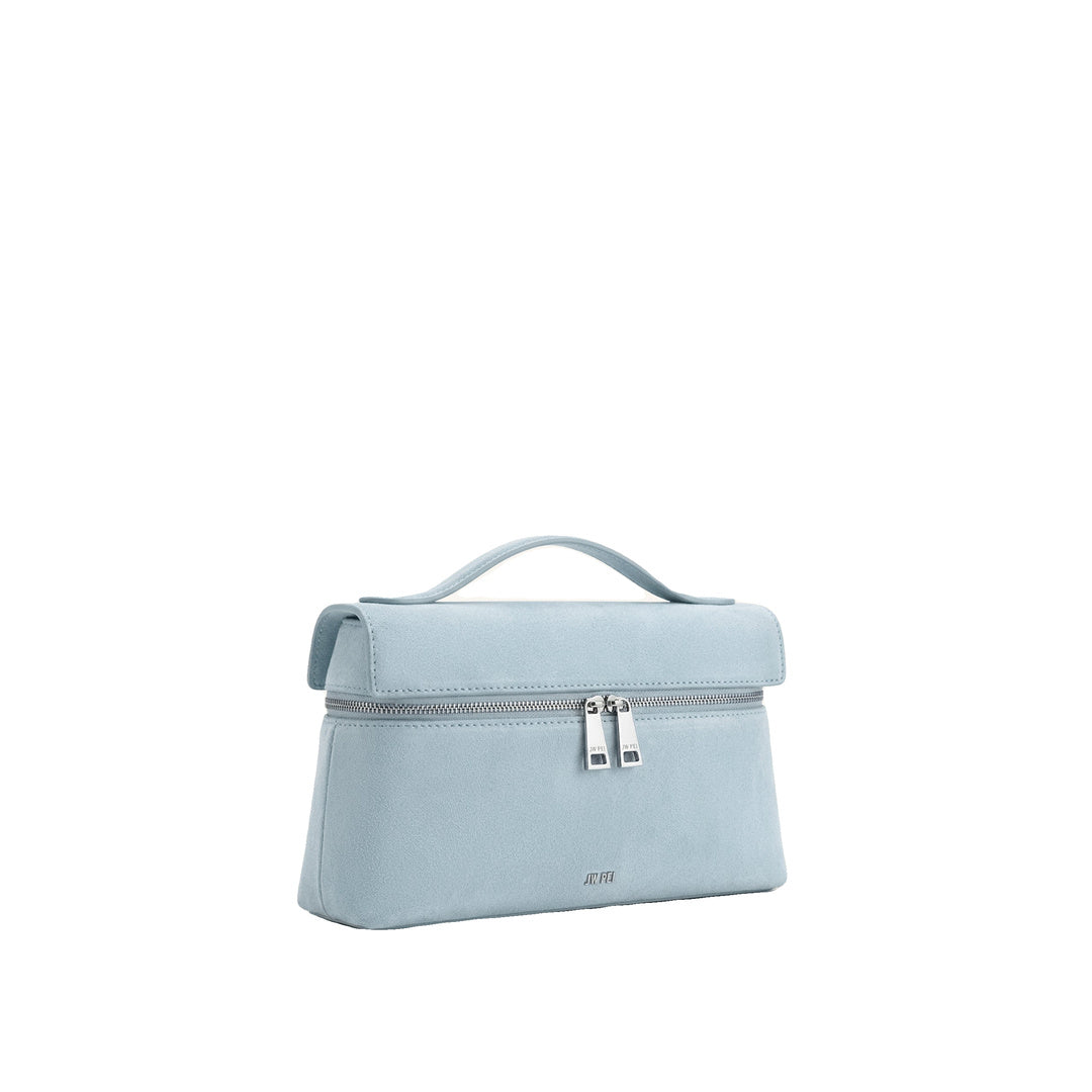 JW PEI Thea Faux Suede Top Handle Bag - Light Blue