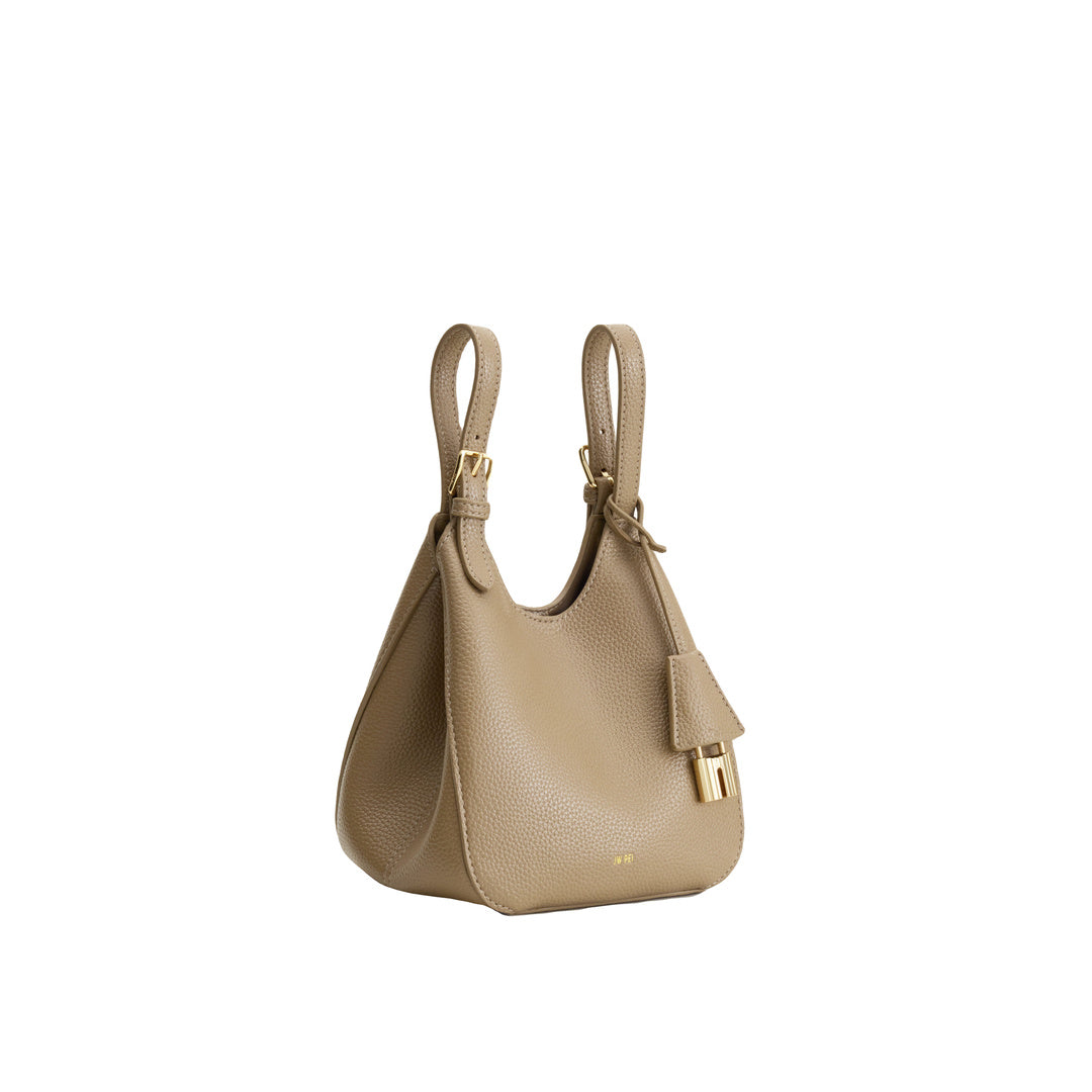 JW PEI Ines Padlock Tote Bag - Gray Beige