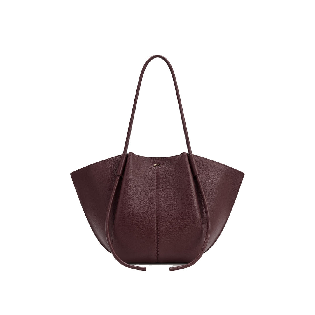 JW PEI Nala Wide Tote Bag - Deep Burgundy
