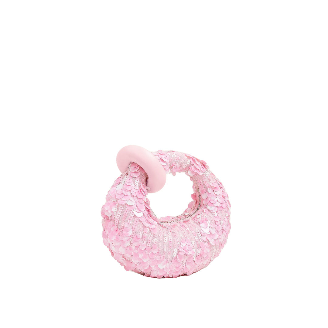JW PEI Abacus Sequin Mini Top Handle Bag - Pink