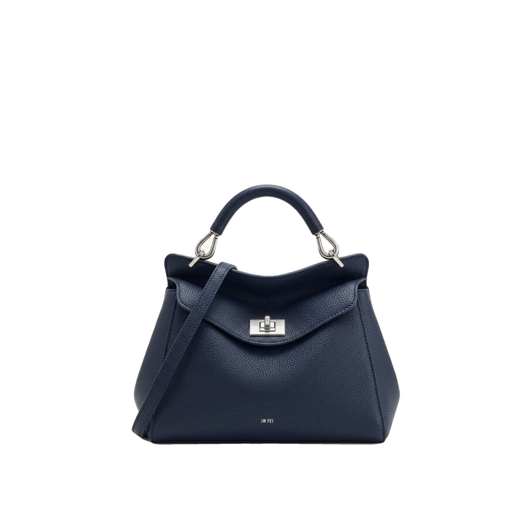 JW PEI Lucia Classic Top Handle Bag - Navy Blue