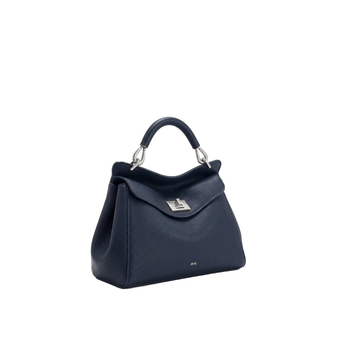 JW PEI Lucia Classic Top Handle Bag - Navy Blue