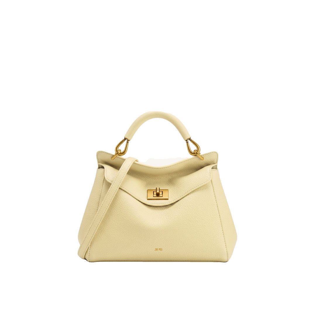JW PEI Lucia Classic Top Handle Bag - Light Yellow
