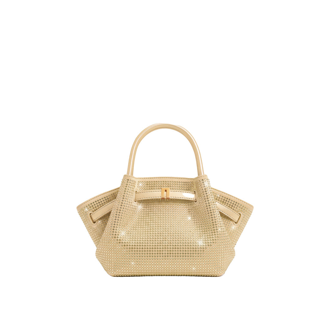 JW PEI Hana Mini Artificial Crystal Tote Bag - Champagne