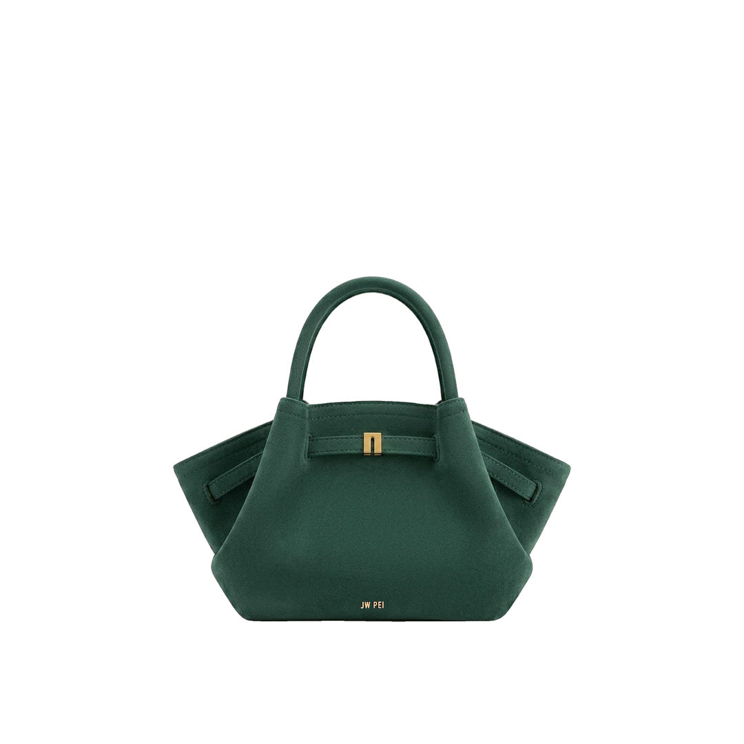 JW PEI Hana Mini Faux Suede Tote Bag - Forest Green
