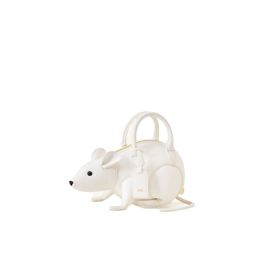 JW PEI Mia Mouse Top Handle Bag - White