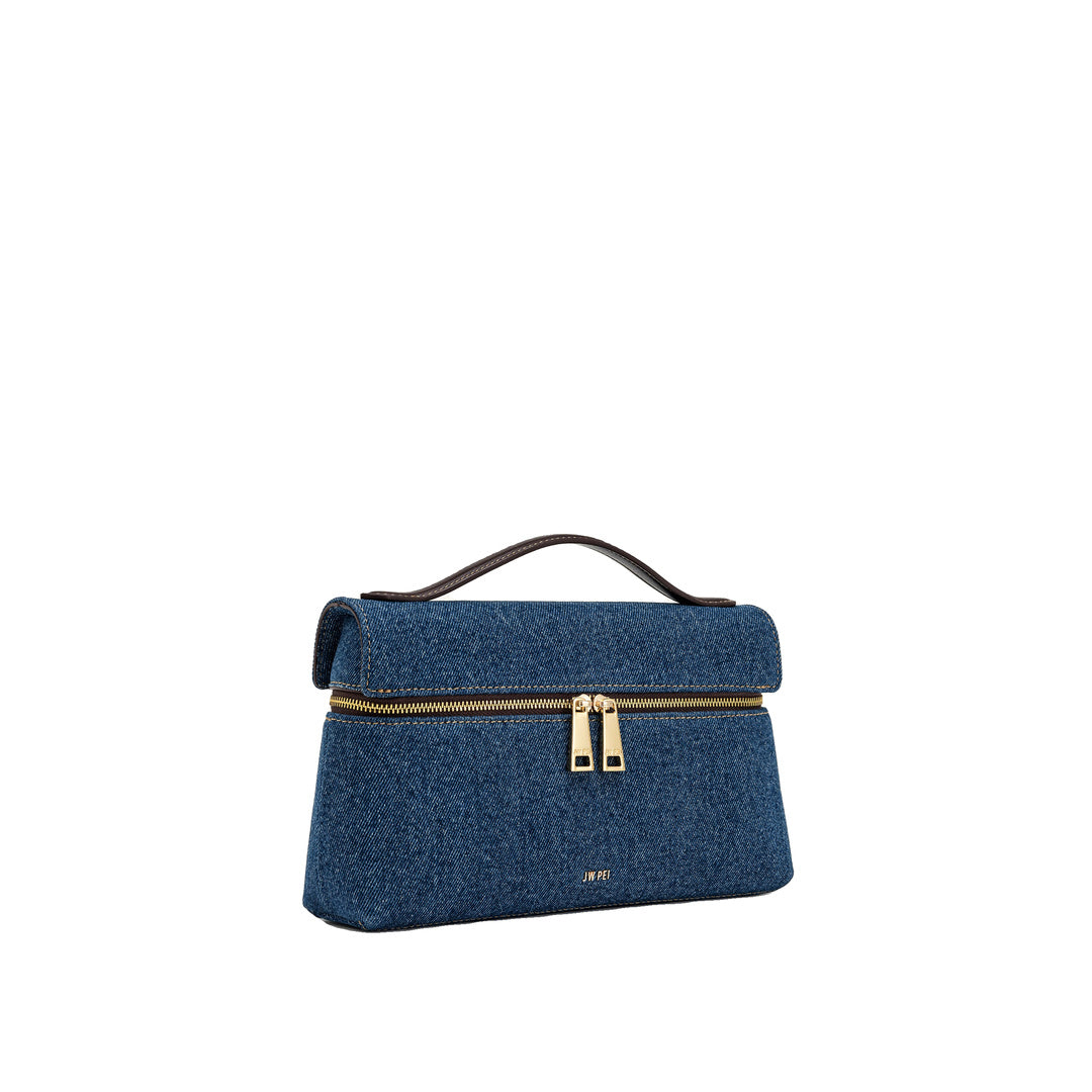 JW PEI Thea Top Handle Bag - Blue Denim