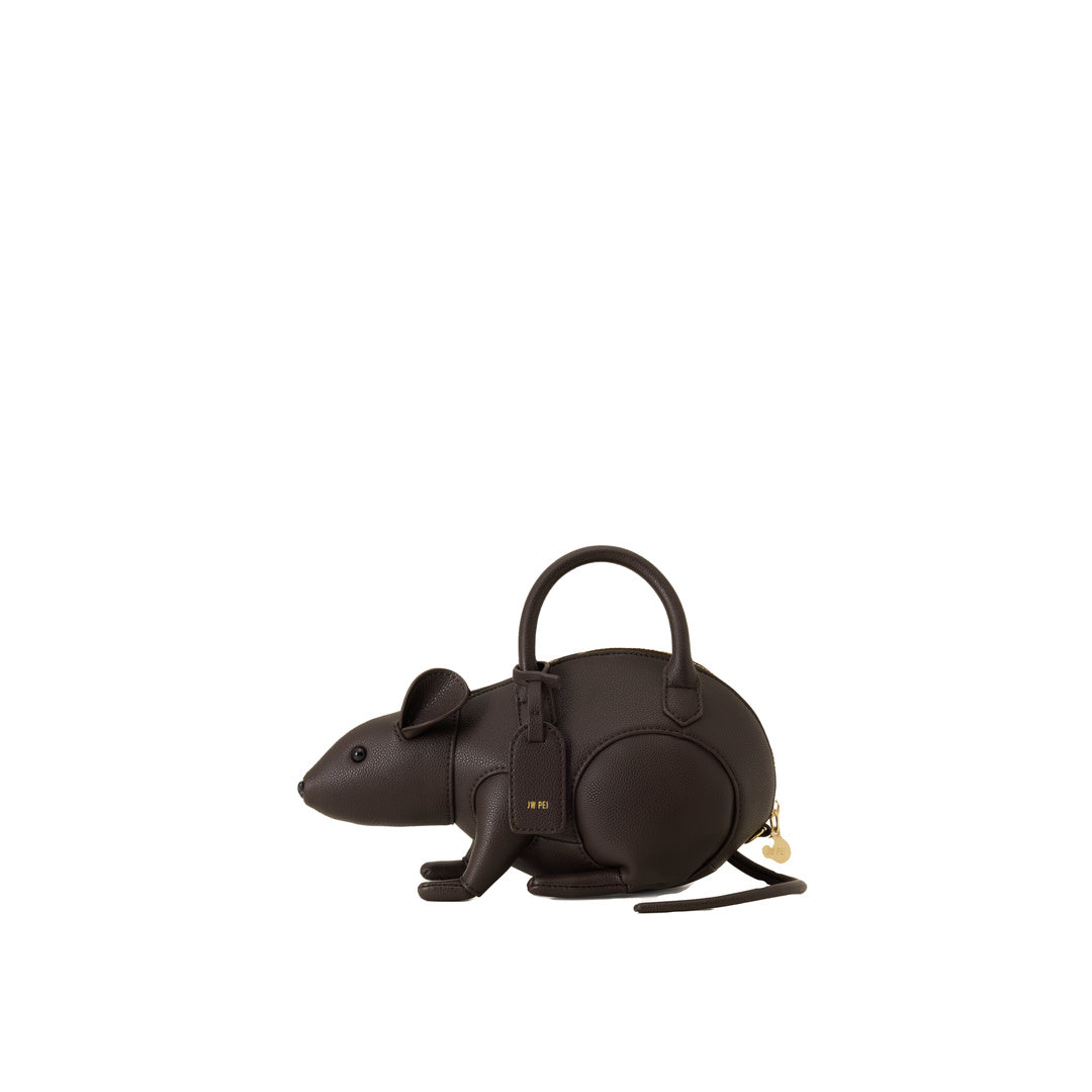 JW PEI Mia Mouse Top Handle Bag - Dark Brown
