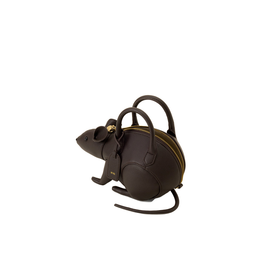 JW PEI Mia Mouse Top Handle Bag - Dark Brown