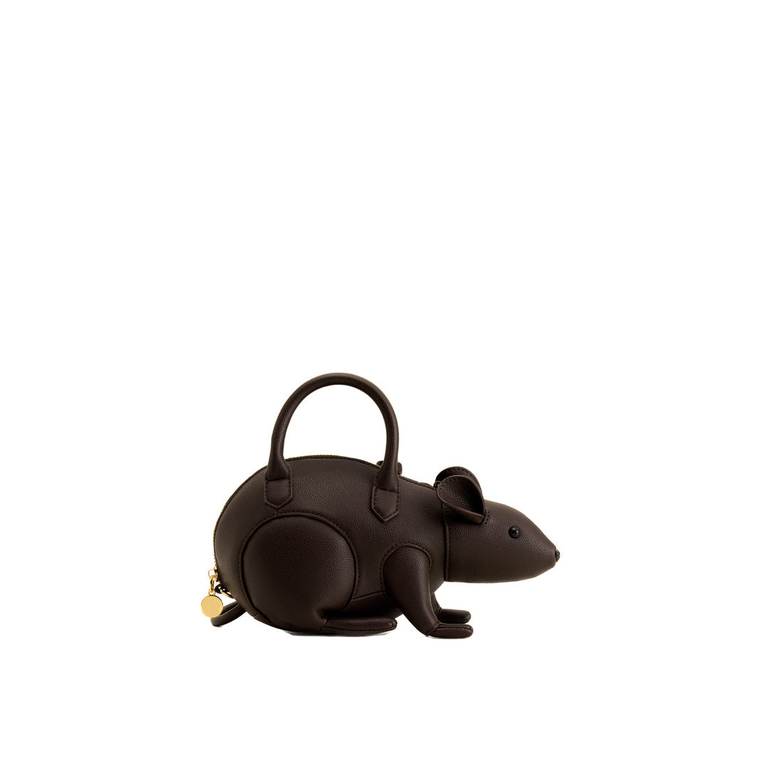 JW PEI Mia Mouse Top Handle Bag - Dark Brown