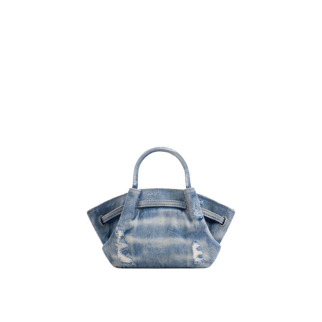 JW PEI Hana Mini Denim Tote Bag - Blue