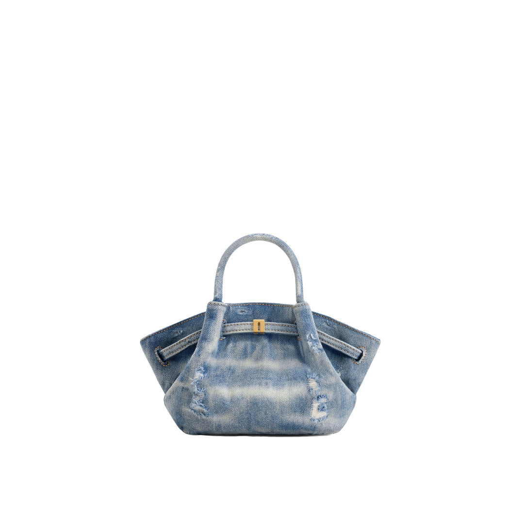 JW PEI Hana Mini Denim Tote Bag - Blue