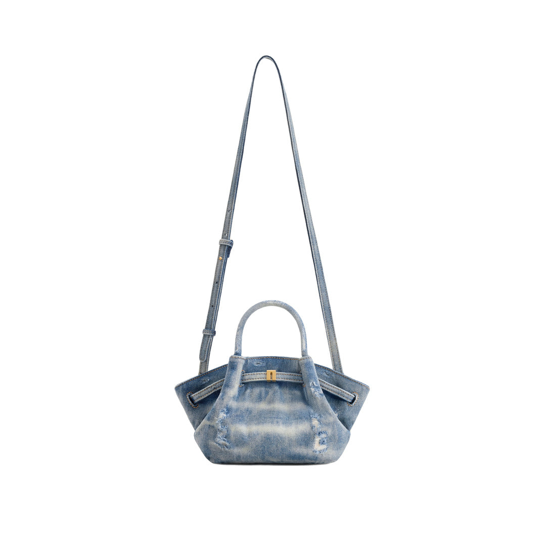 JW PEI Hana Mini Denim Tote Bag - Blue