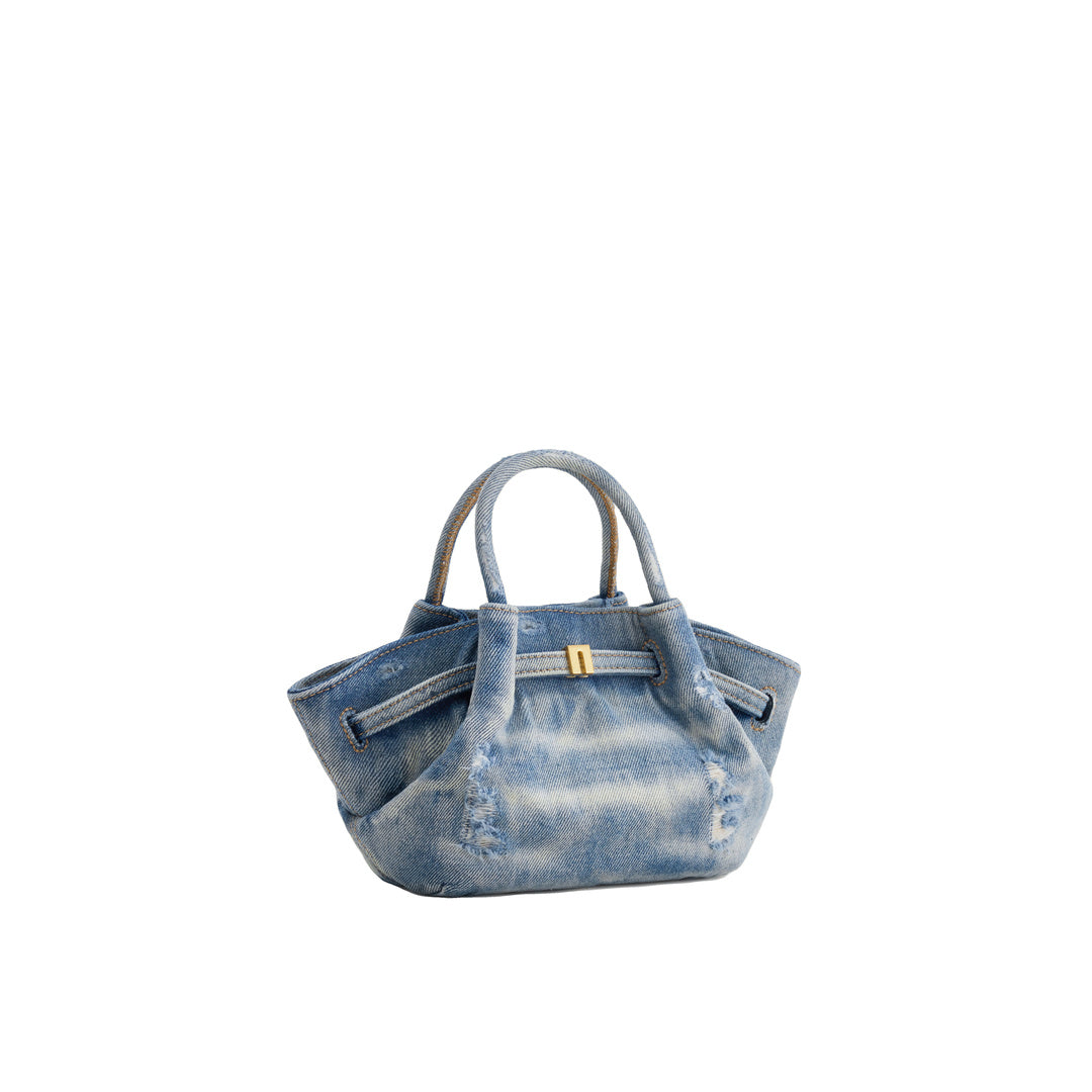 JW PEI Hana Mini Denim Tote Bag - Blue