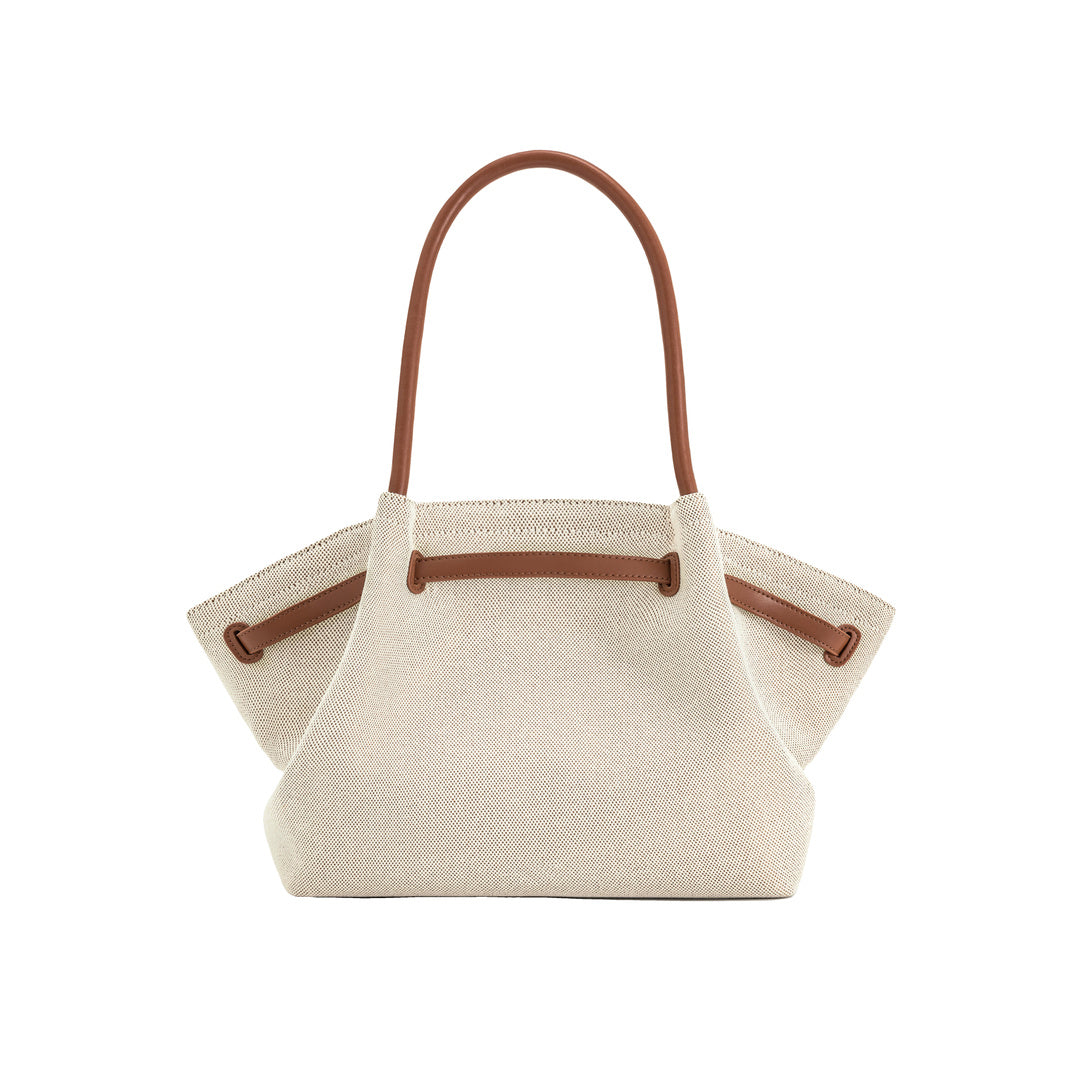 JW PEI Hana Large Tote Bag - Brown Canvas