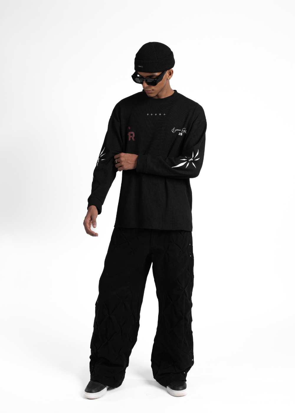 ATELIER T-SHIRT LONG SLEEVE - BLACK