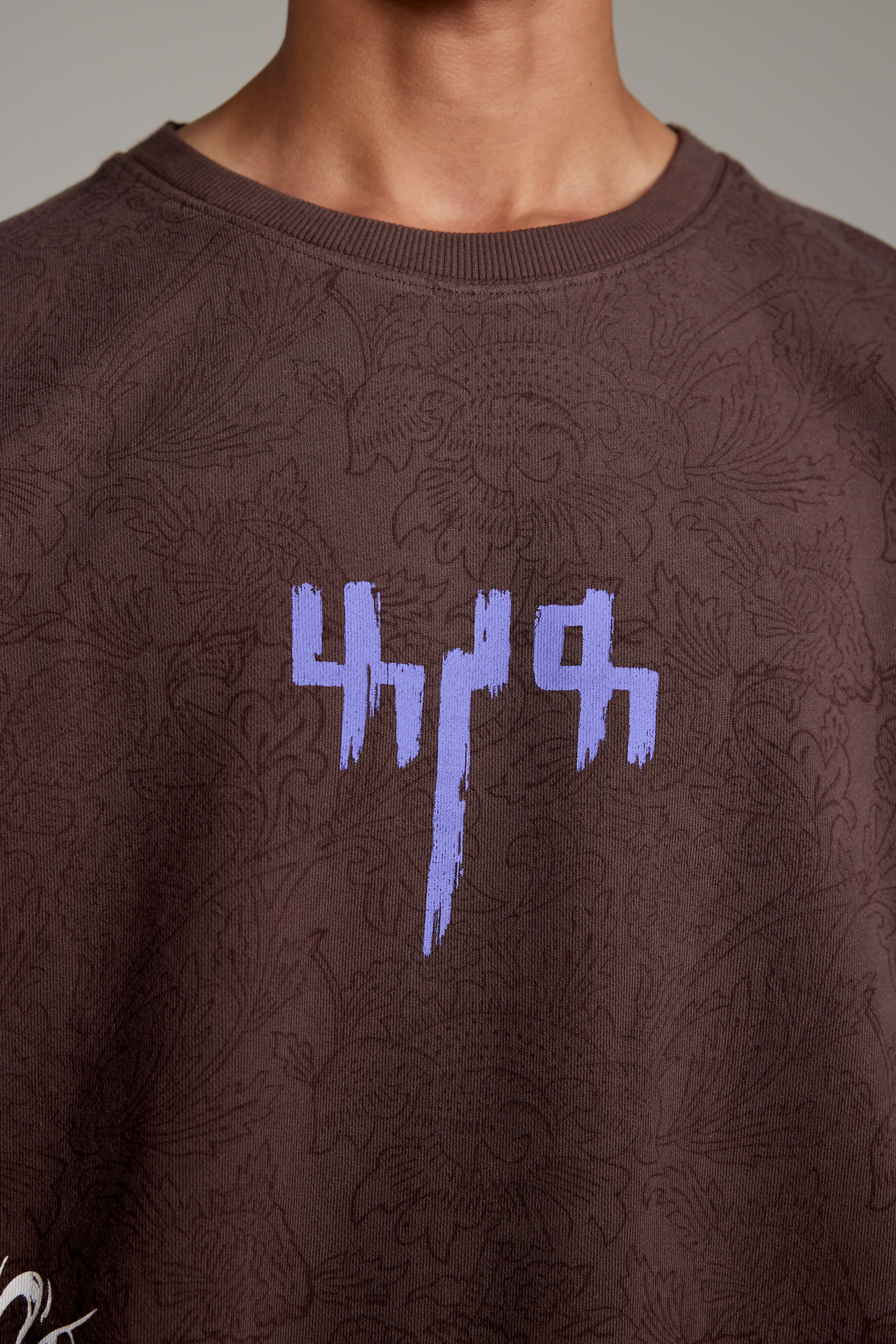 "Raat Akeli Hai" Blockprinted Sweatshirt
