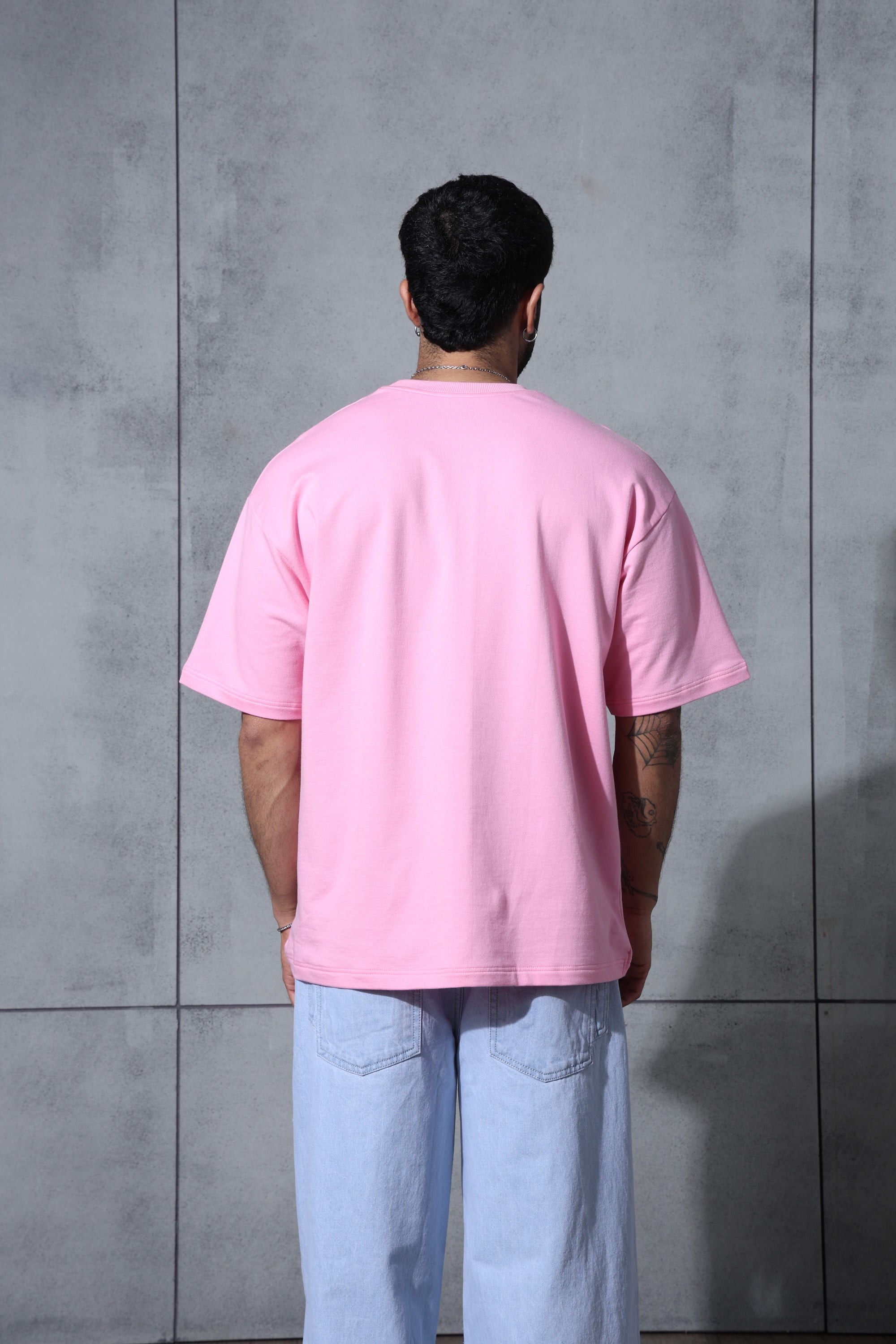 Basic Soft Pink Solid Tshirt