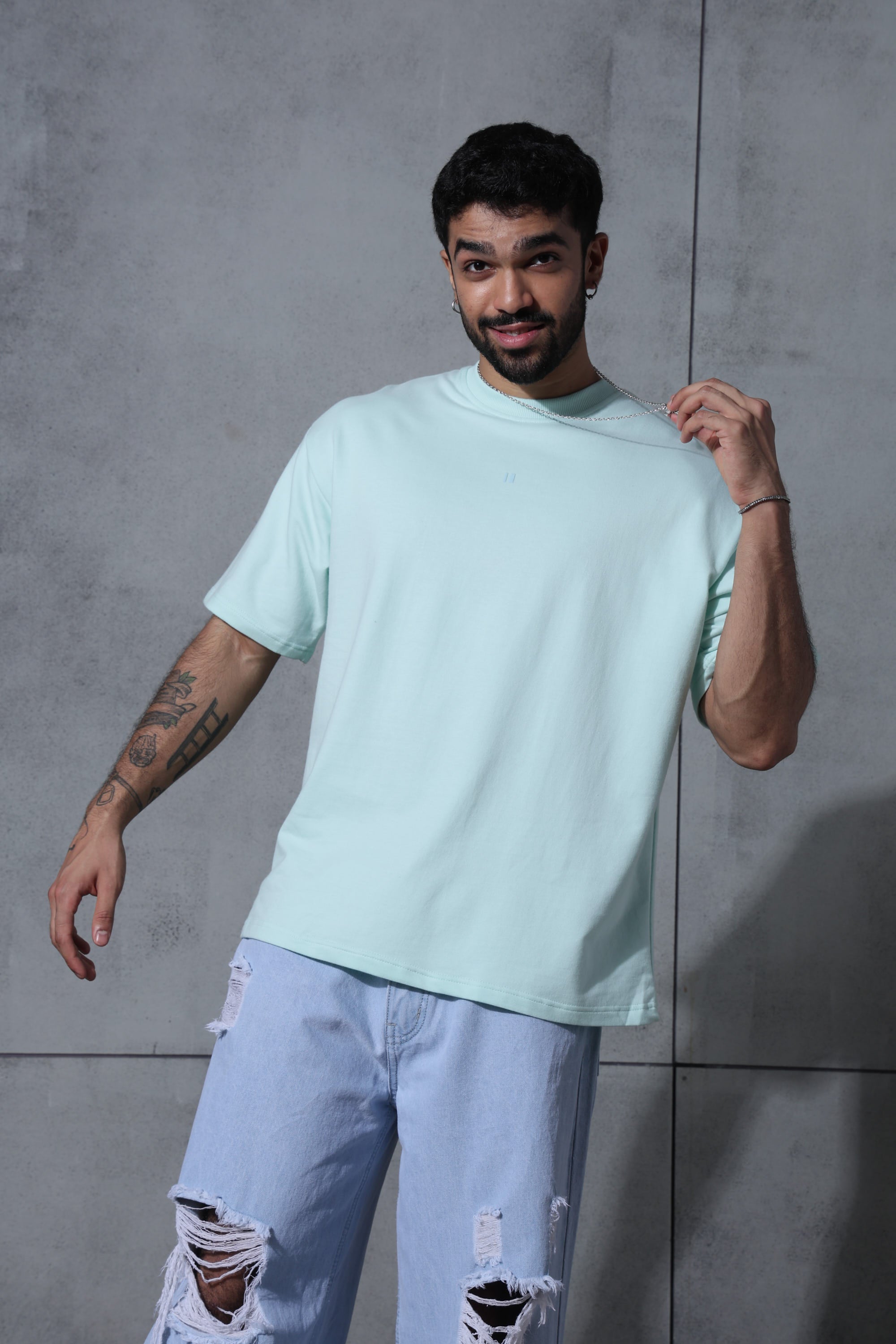 Aqua Solid T-Shirt