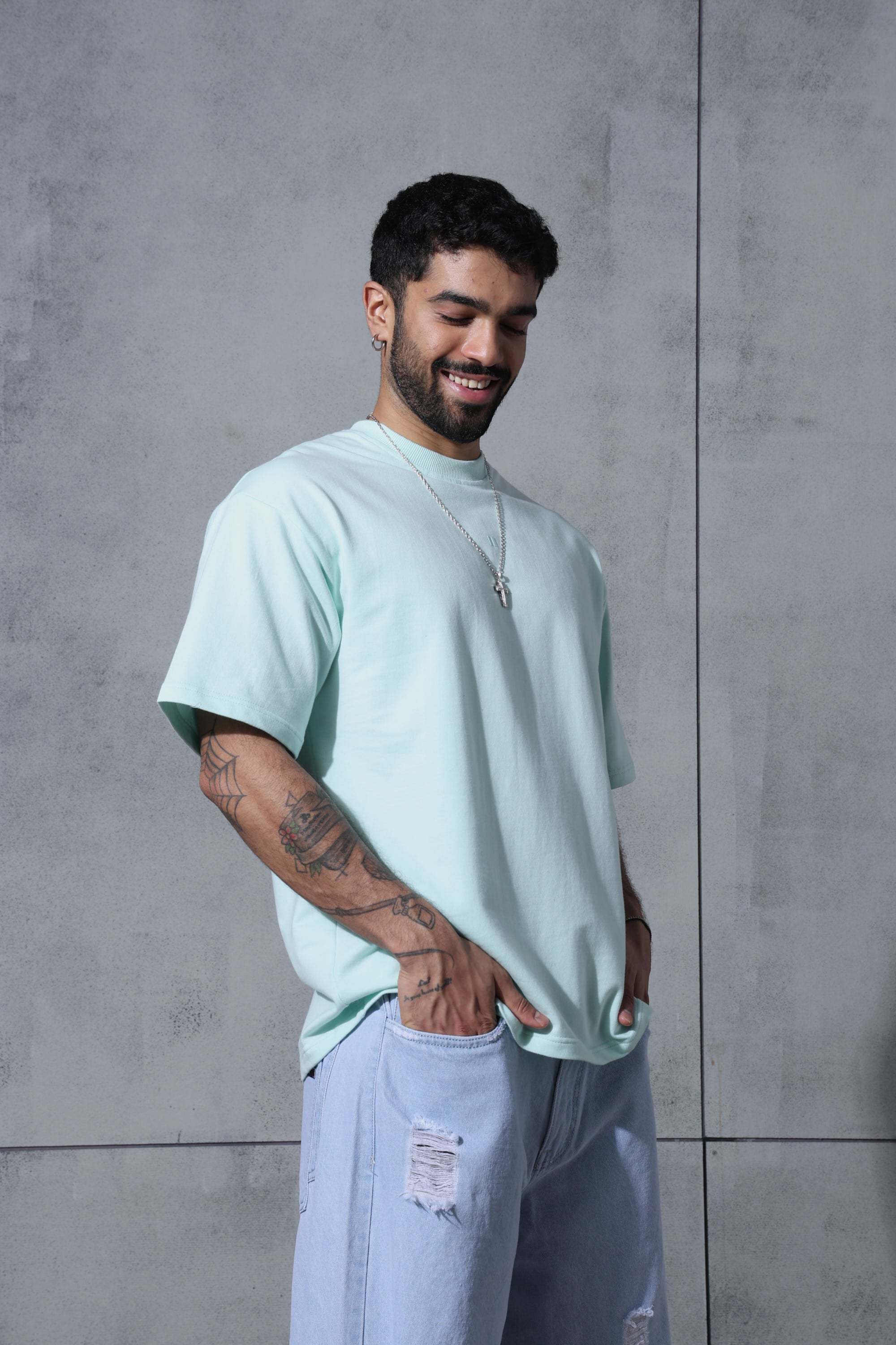 Aqua Solid T-Shirt