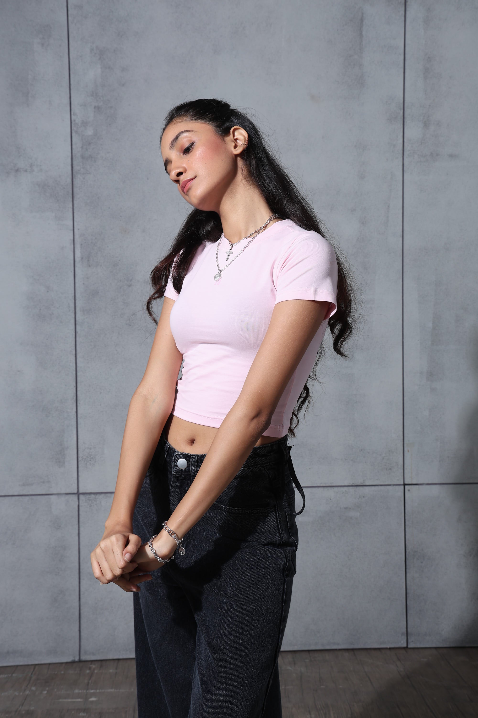 Baby Tee Light Pink & Mint Green - Pack Of 2