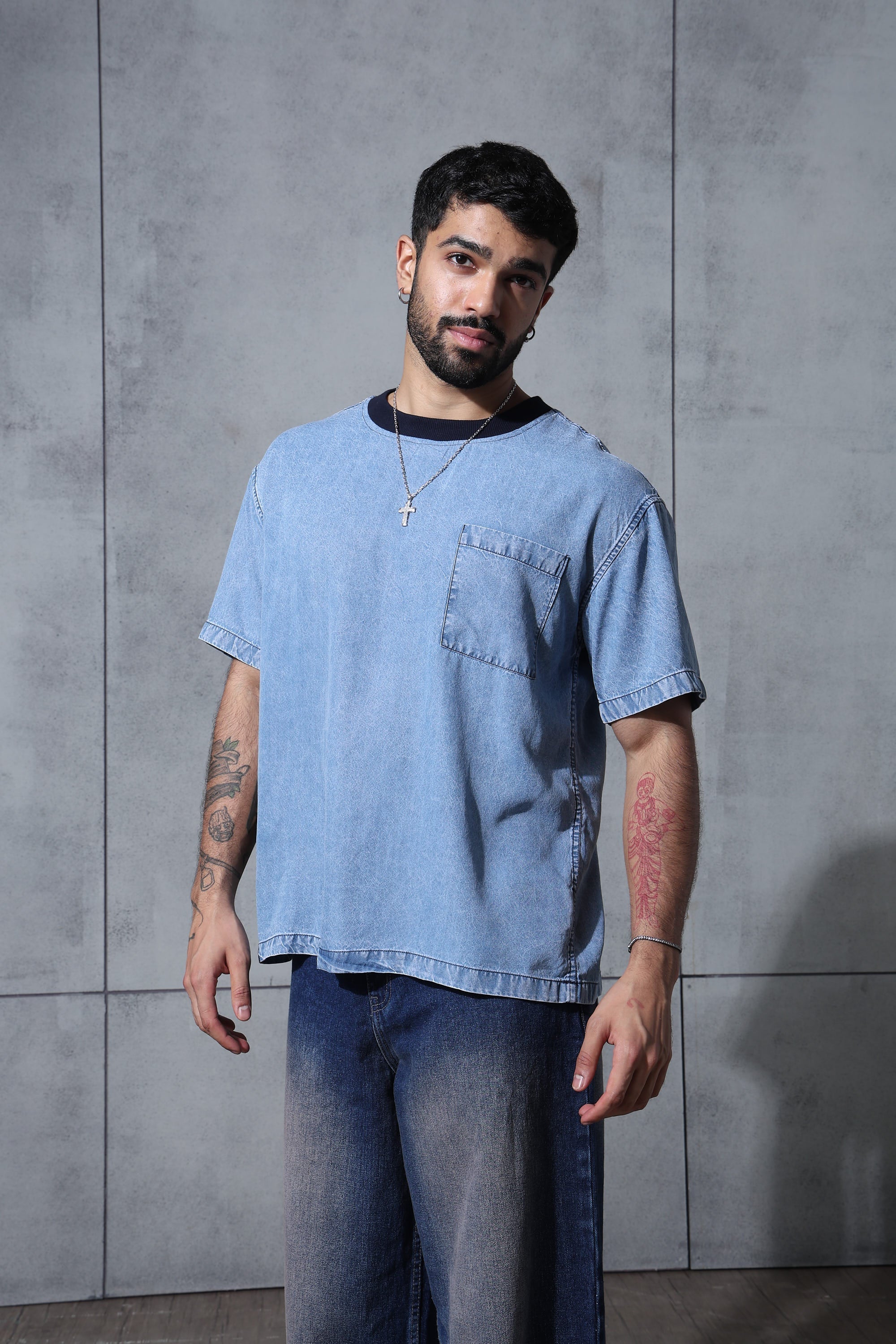 Denim T-Shirt Tencel