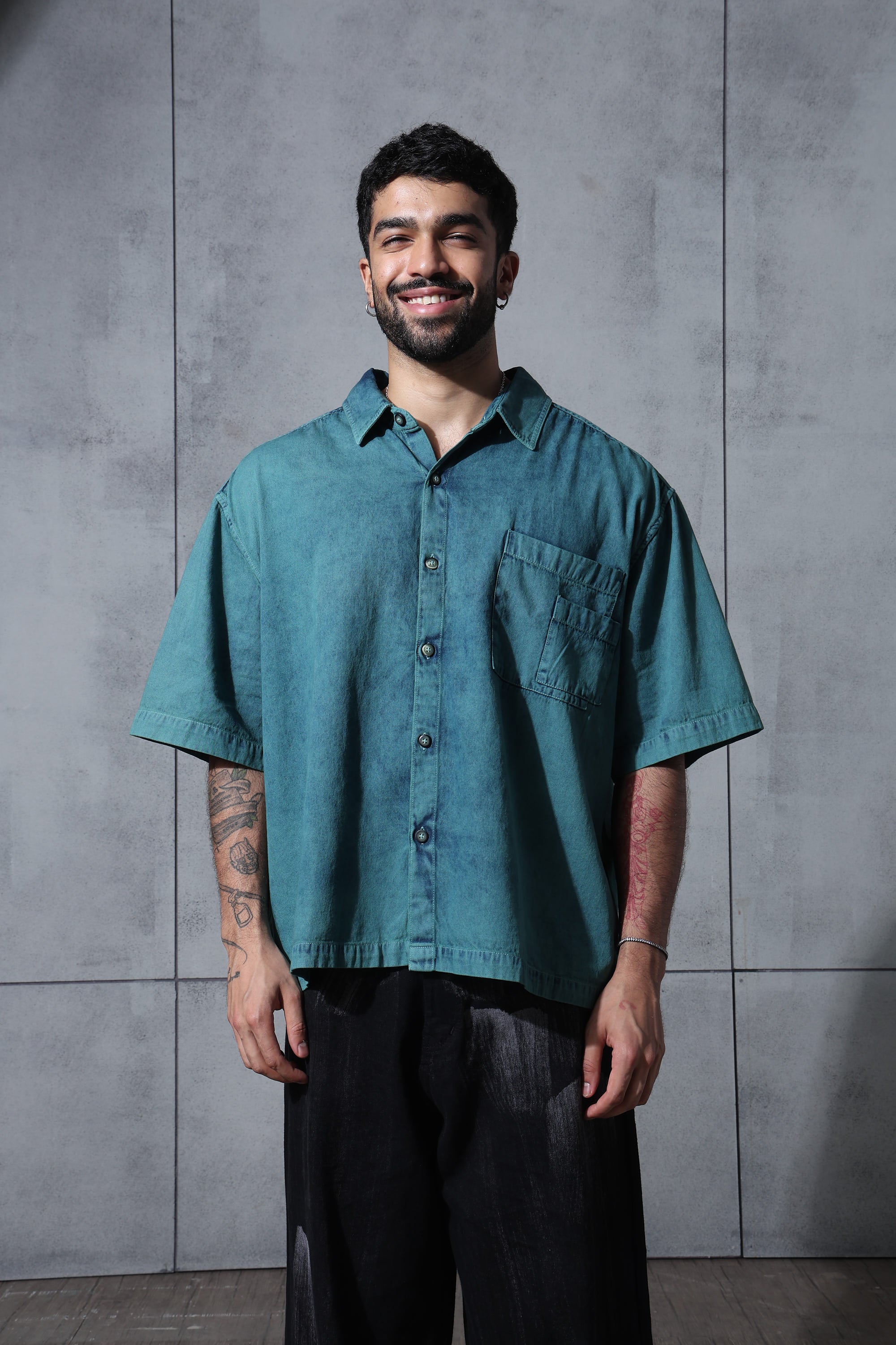 Teal Wash Shirt
