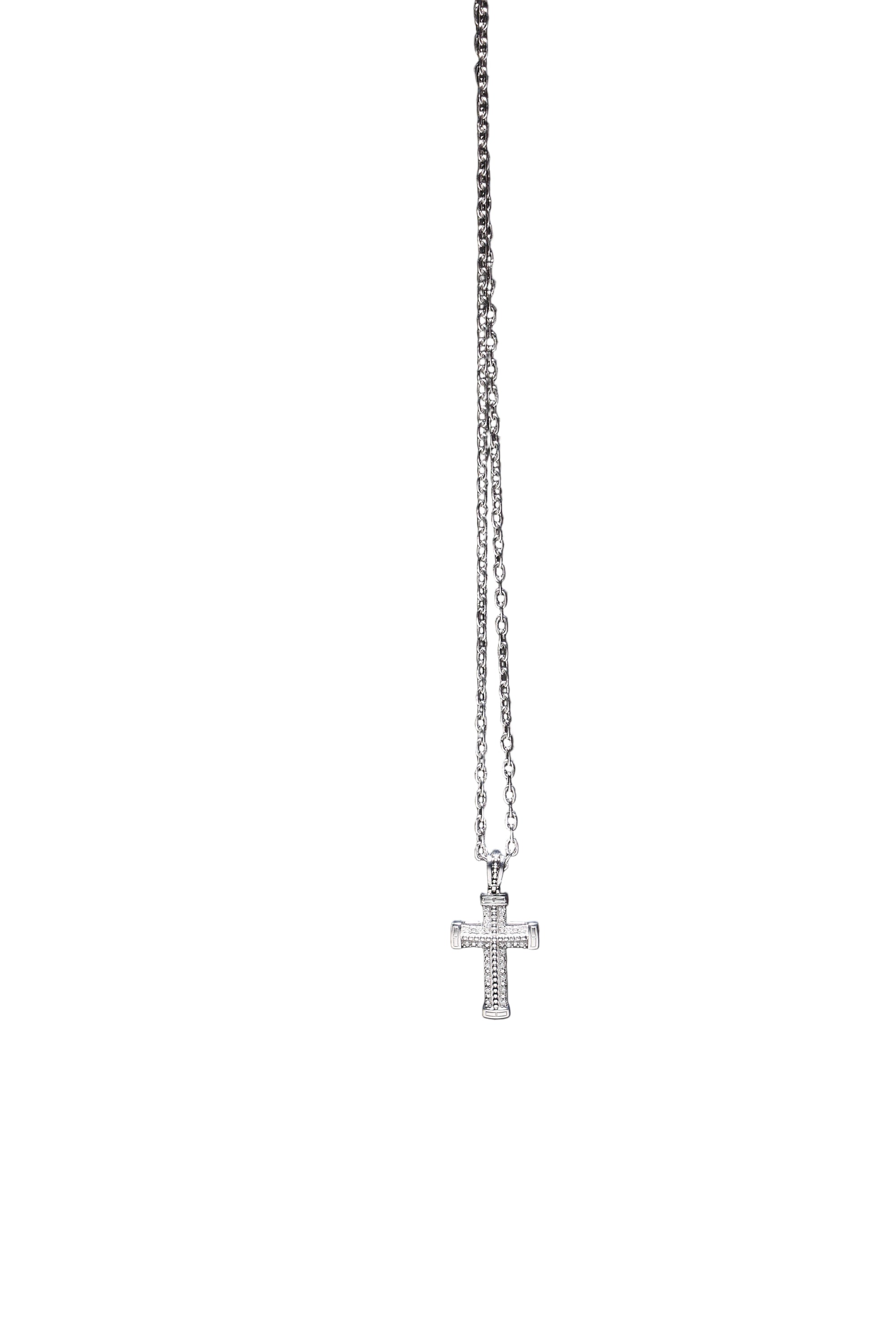 Lab-Grown Diamond Cross Pendant
