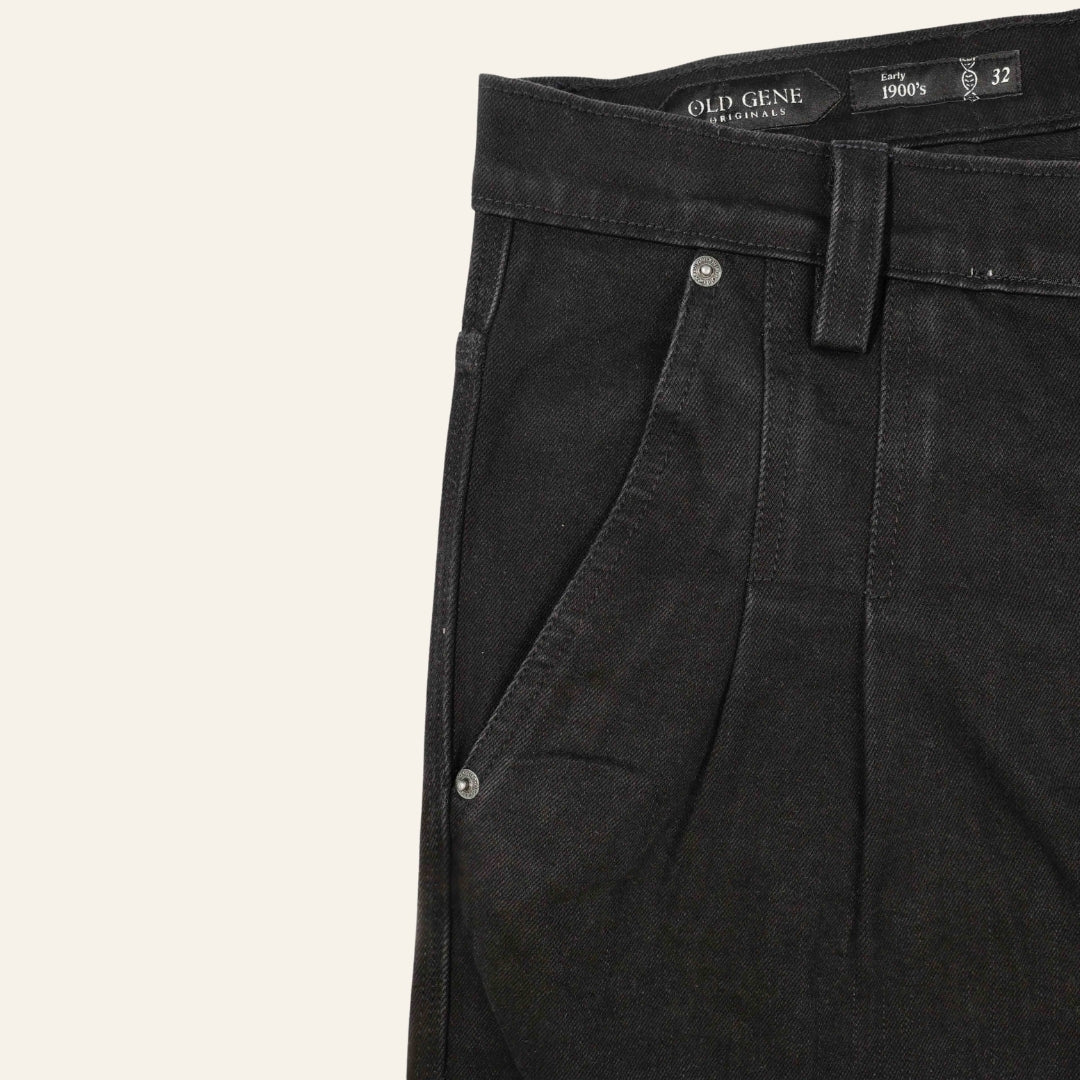 Men's Black Jeans - 1900s Fit