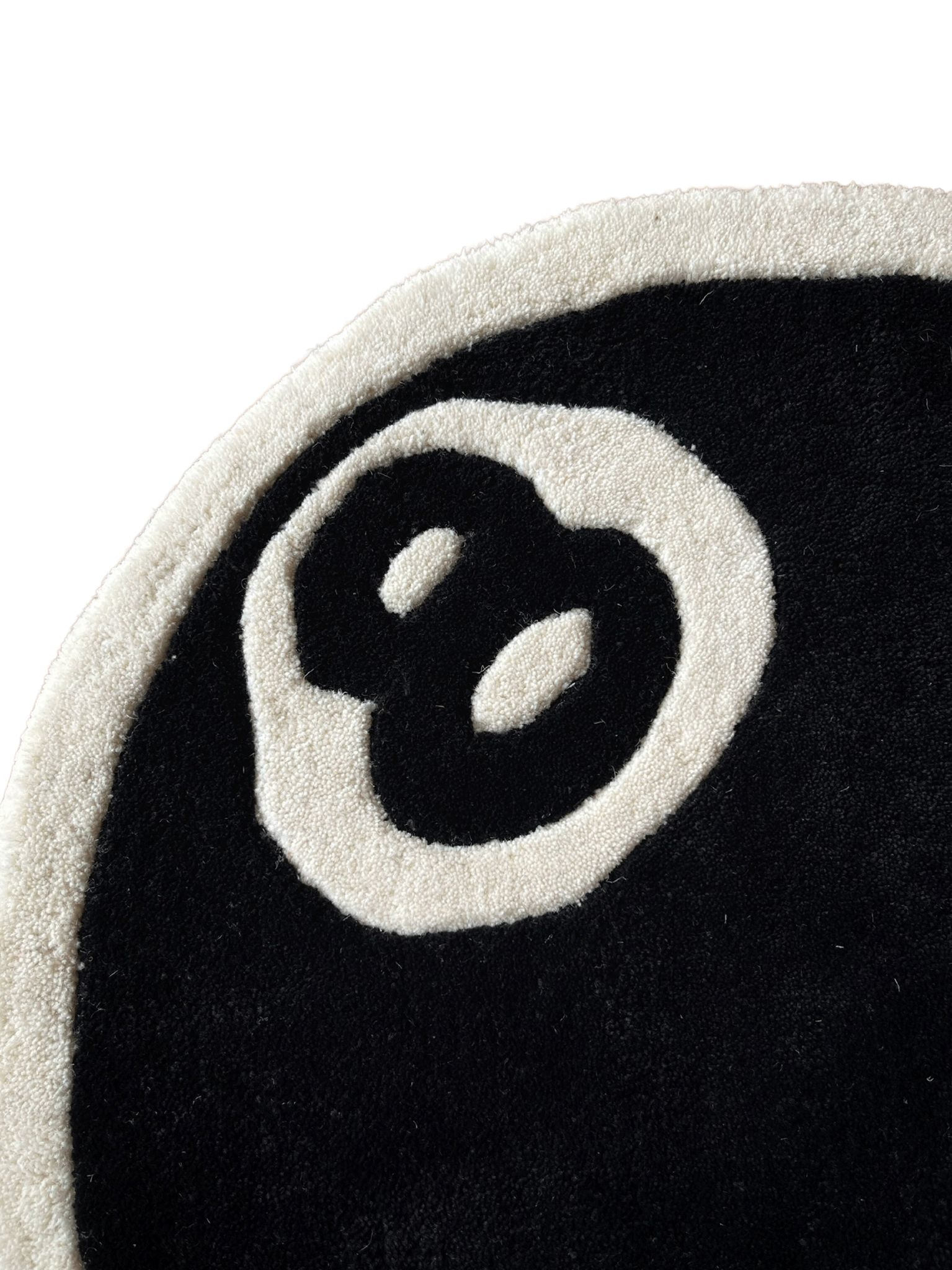 8 Ball Hand Tufted Rug by The Drip Co.