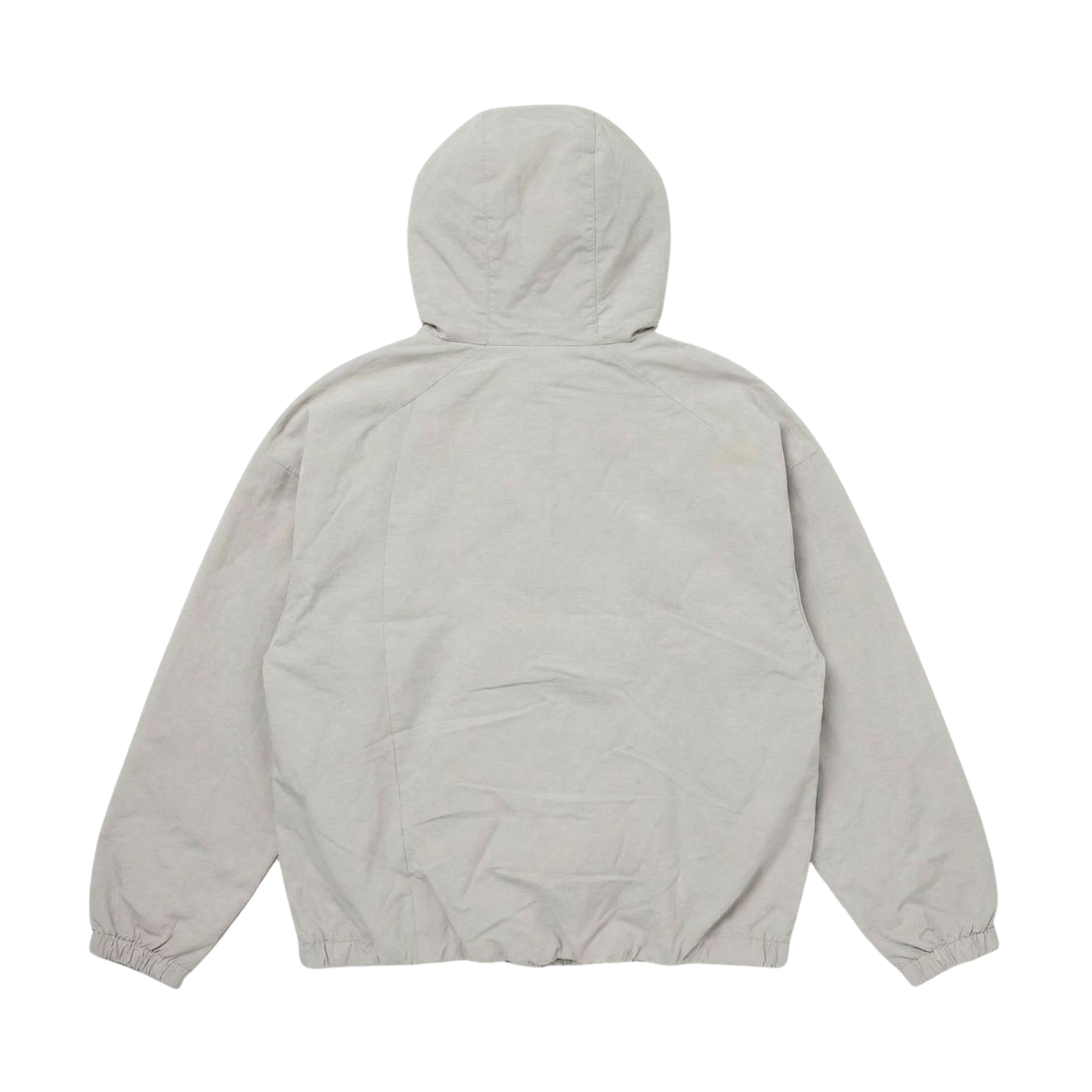 ASYMMETRIC SHELL JACKET- LIGHT GREY