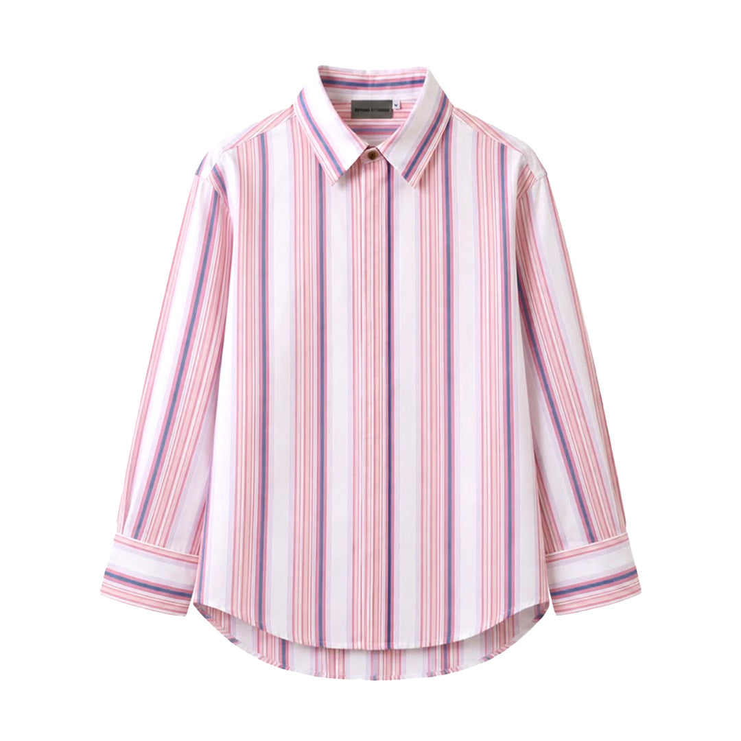Seersucker Shirt in Morning Stripes