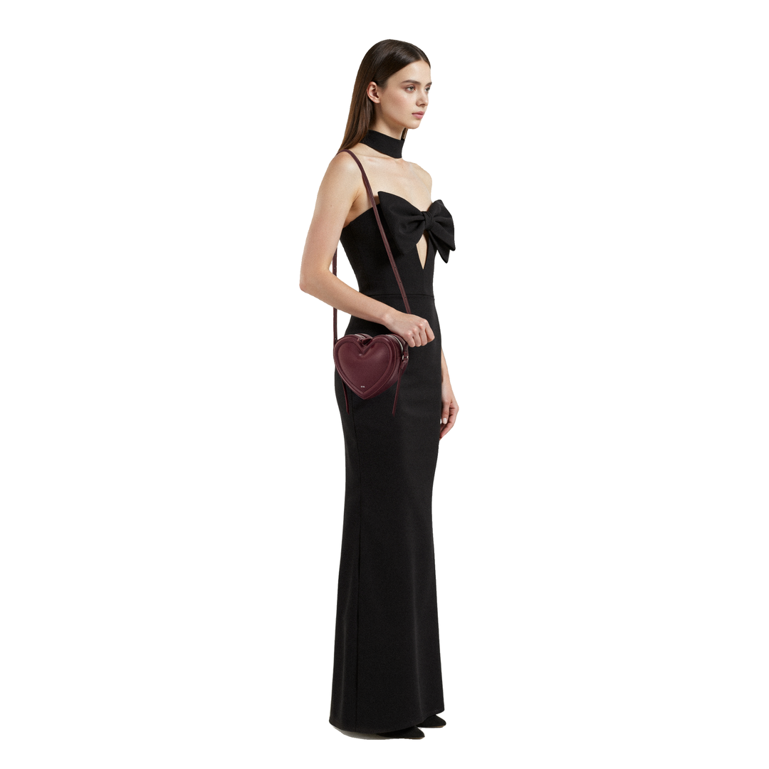 JW PEI Arlene Heart Shaped Bag - Claret