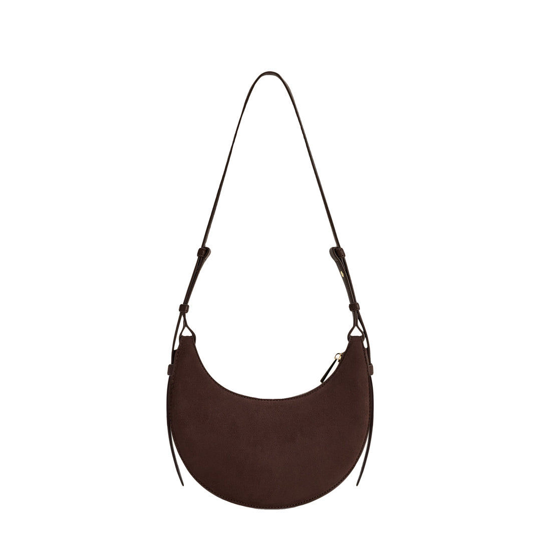 JW PEI Sharon Faux Suede Crossbody Bag - Coffee Brown