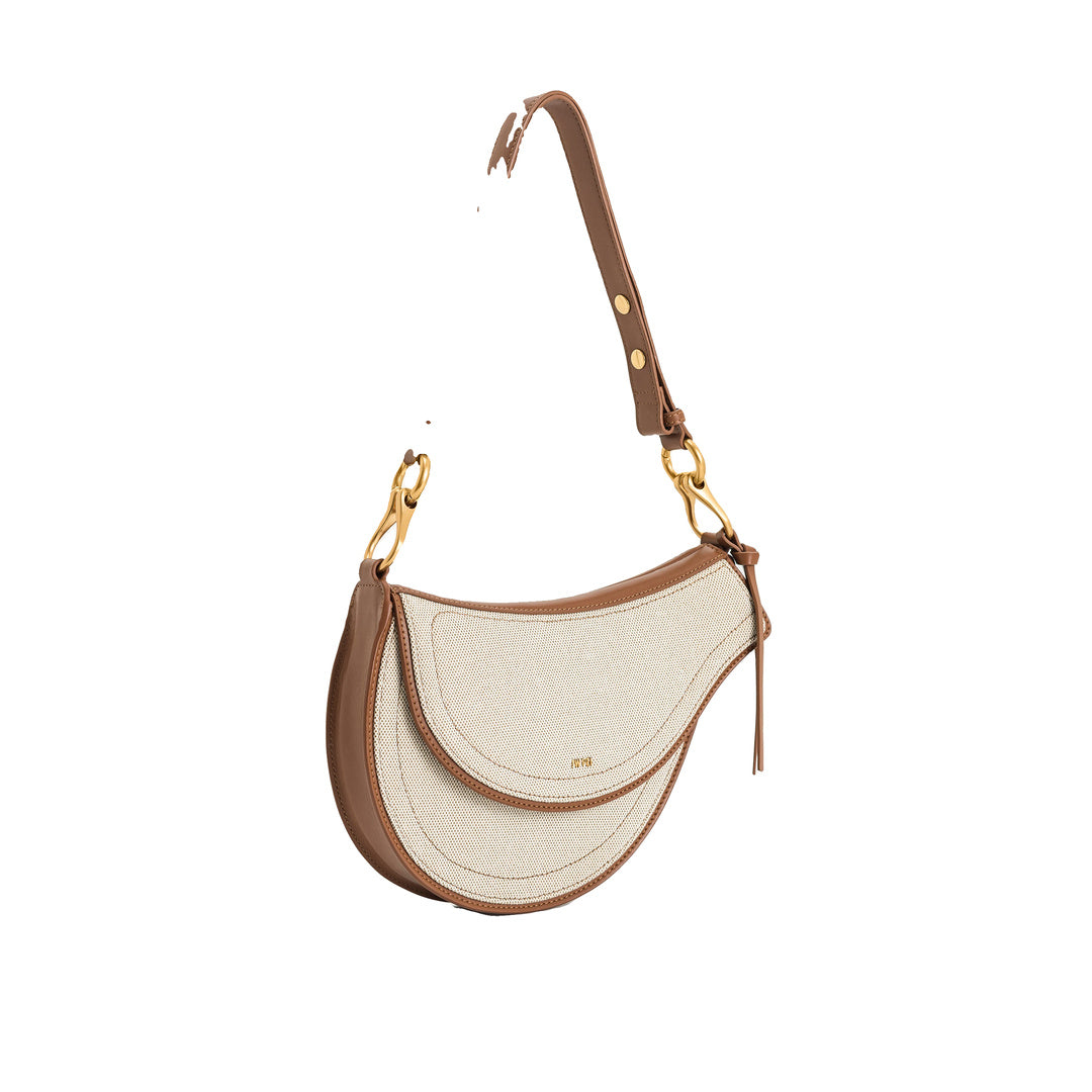 JW PEI Ashlie Crossbody Bag - Brown Canvas