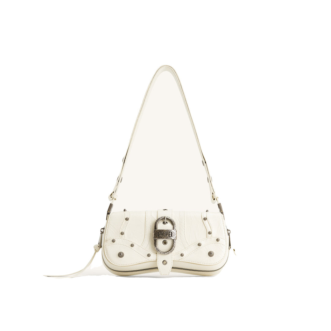 JW PEI Joy Crushed Shoulder Bag - White