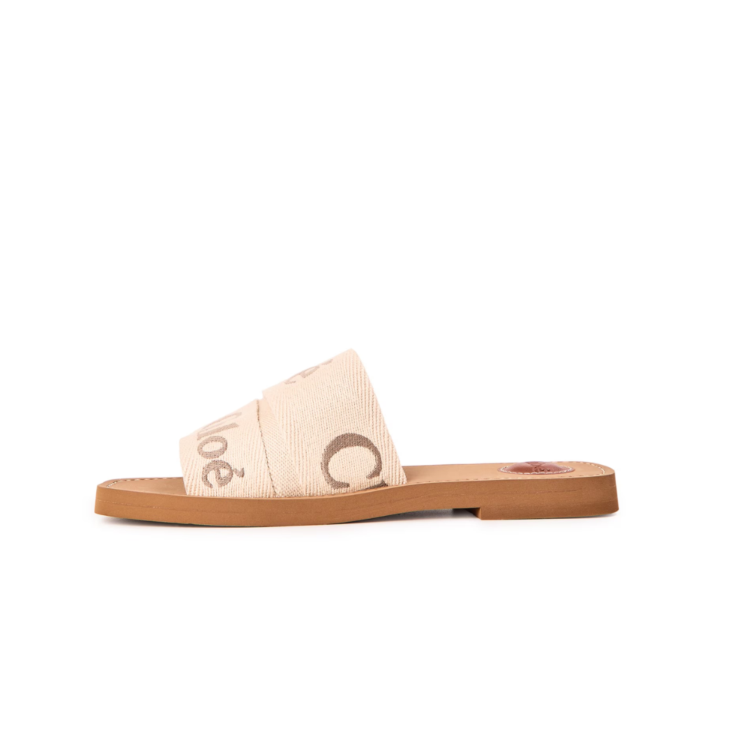 CHLOE WOODY MULE BLUSHY BEIGE