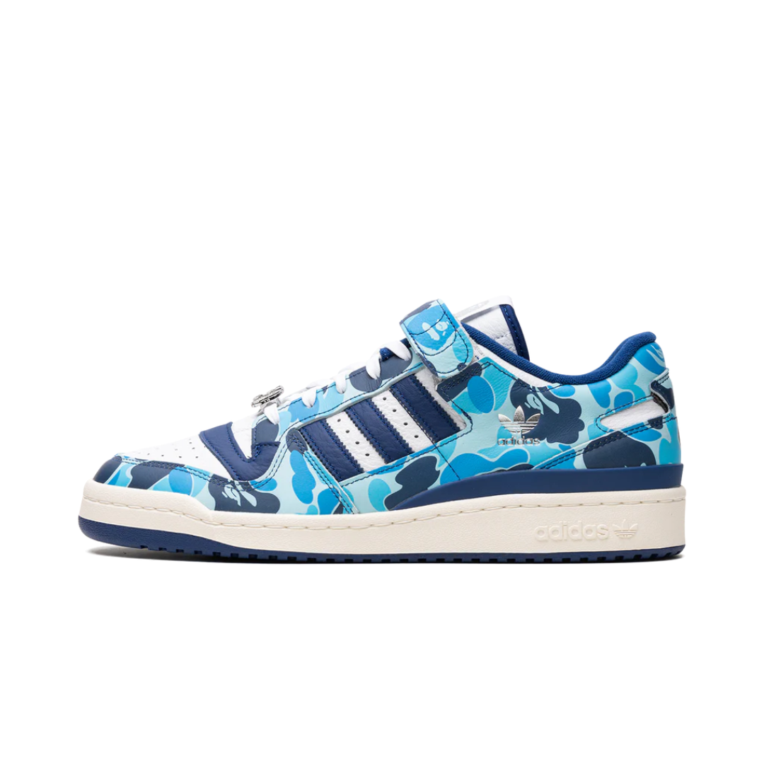 adidas Forum 84 Low Bape 30th Anniversary Blue Camo