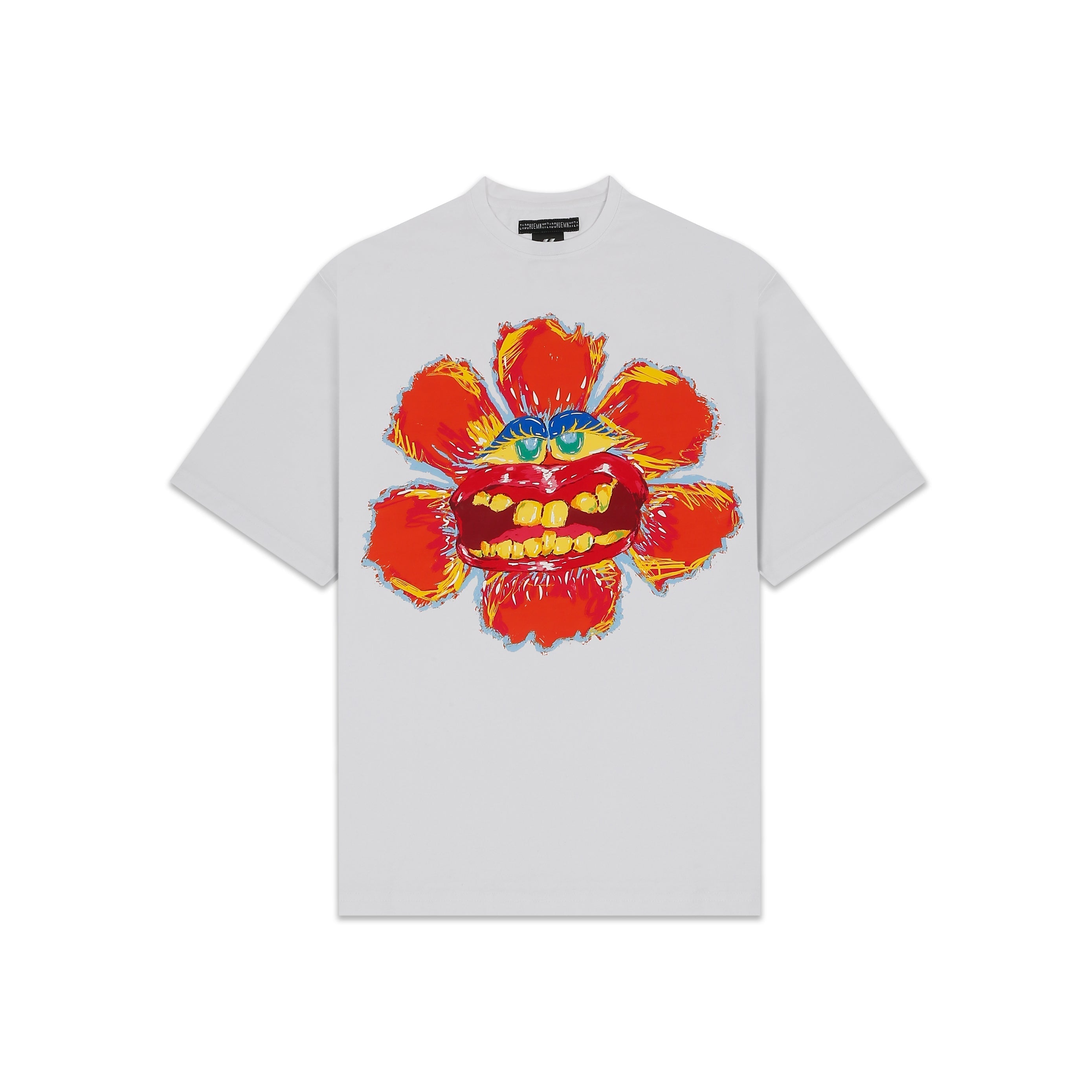 Bright orange expressions t-shirt
