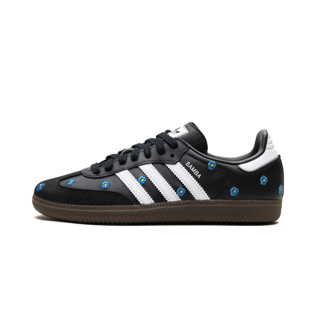 adidas Samba Light Blue Floral Core Black (W)