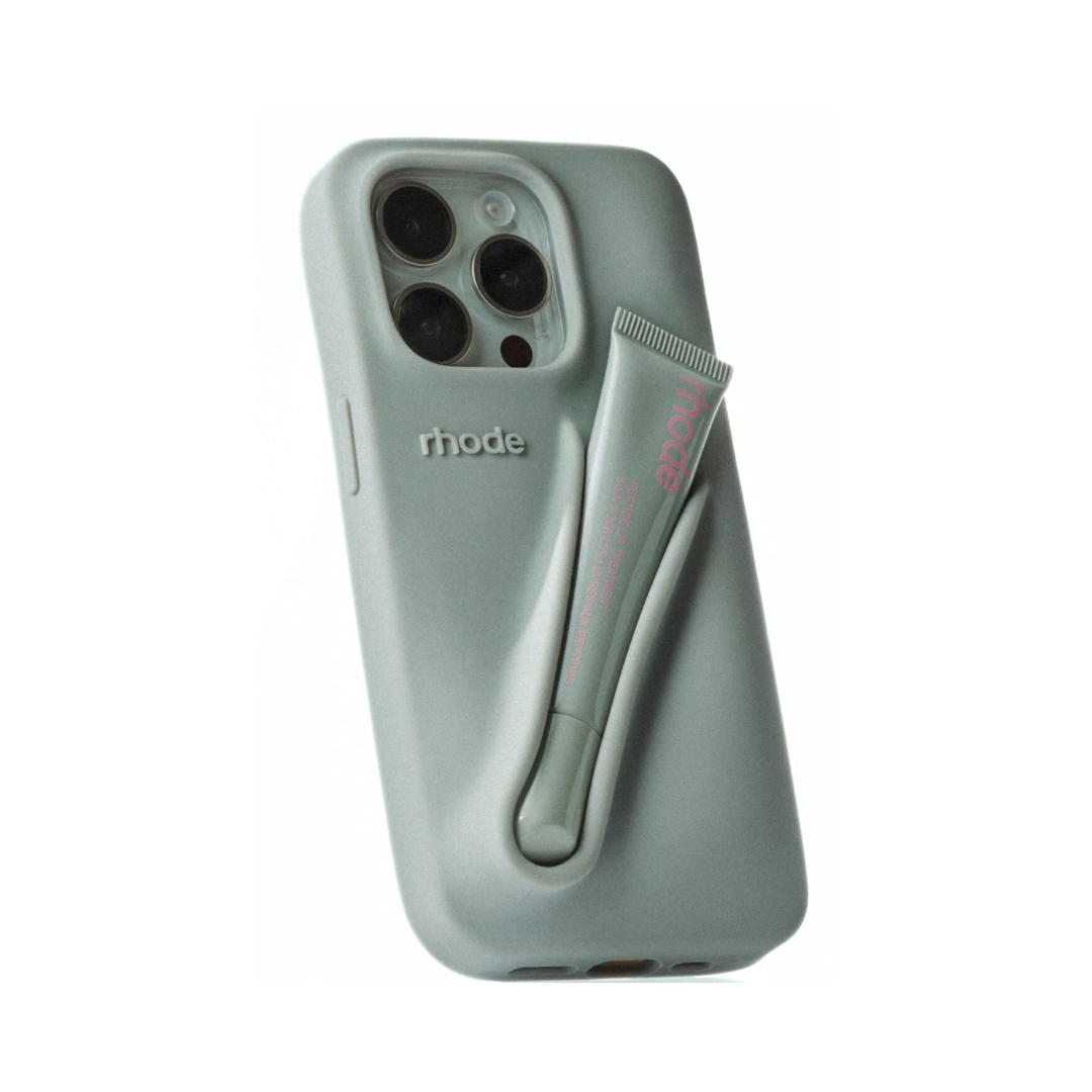 Rhode Lip Case Silicone Case Grey + ( Lip Tint )