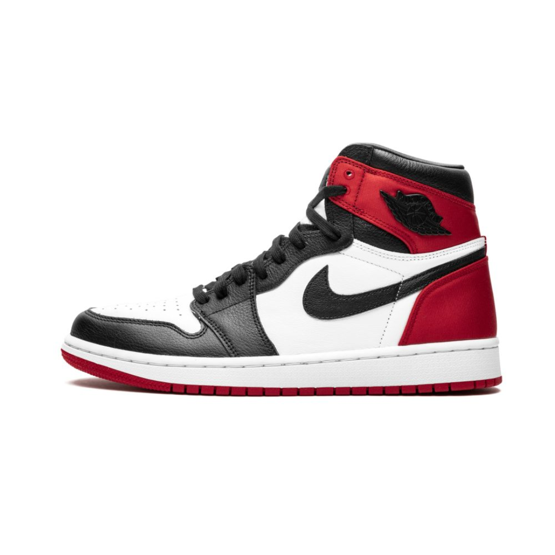 Jordan 1 Retro High Satin Black Toe (W)