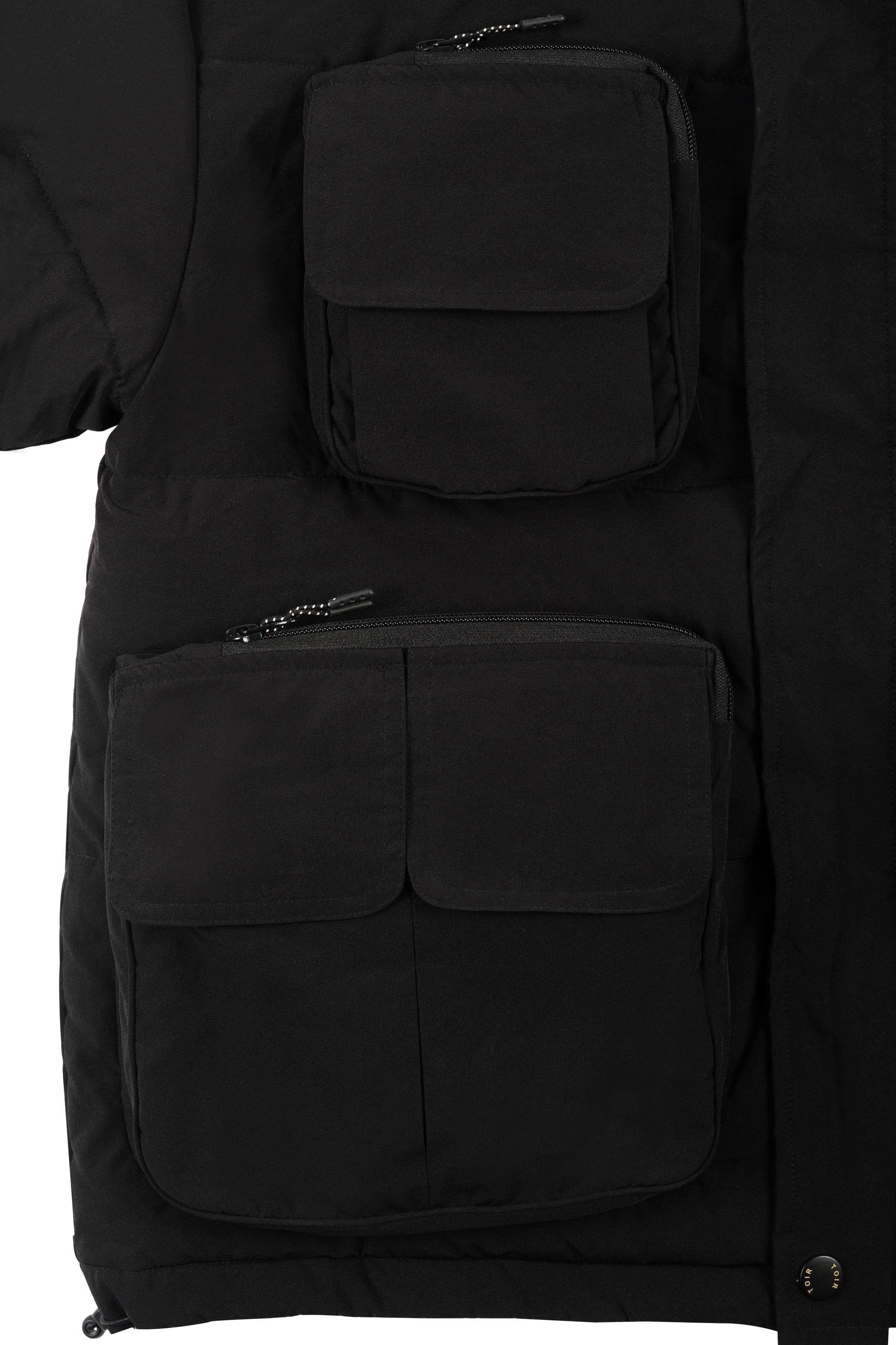 DARK UTILITY PUFFER JACKET