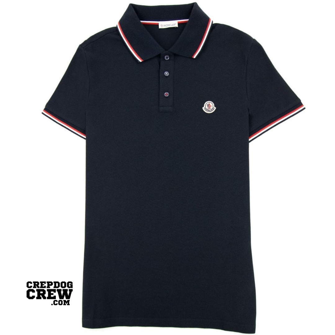Moncler Maglia Polo Manica Corta Navy 773